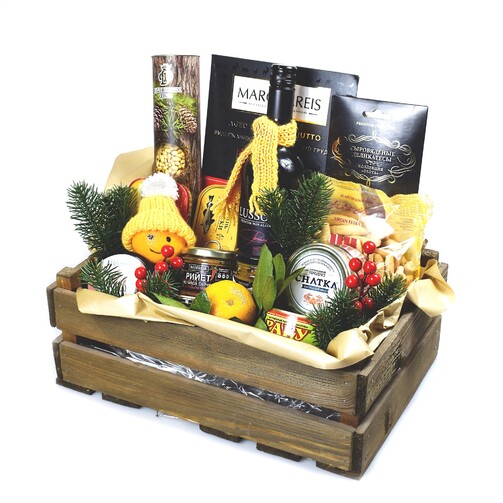 Подарочный набор в ящике c Красным Темпранильо 