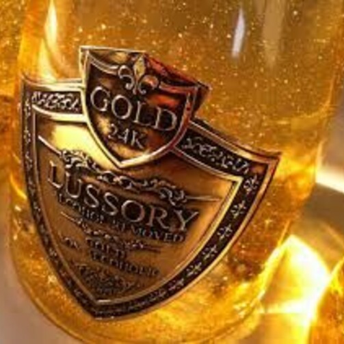 Напиток безалкогольный Золотое игристое вино без алкоголя Премиум Айрен Lussory Gold 24K  (арт. LUS9856)